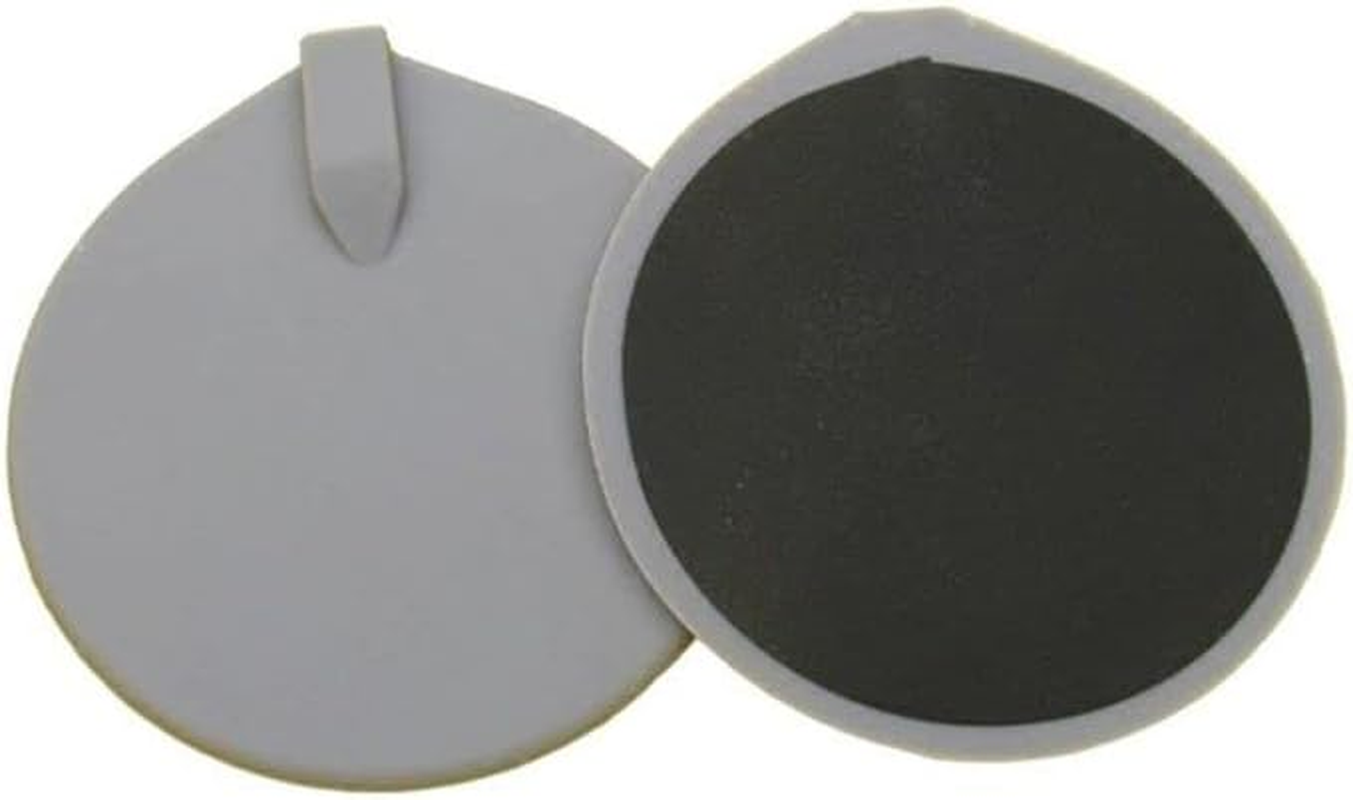 2PCS Premium Reusable Silicone Rubber Electrode Pads (Pin Type) 6.5Cm Patches 2Mm Pin for Sensitive Skin Allergy TENS Machine Unit Electrotherapy Electronic Nerve & Muscle Stimulator