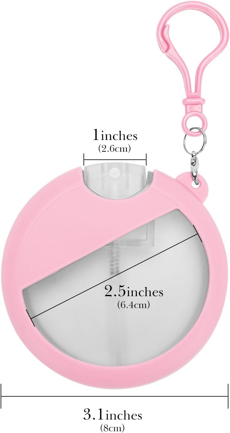 Refillable Card Spray Bottle Slim Design Cosmetic Atomizer, 4Pcs 25Ml Card Spray Bottle Refillable Plastic Perfume Atomizer with 4 Funnels image number 3