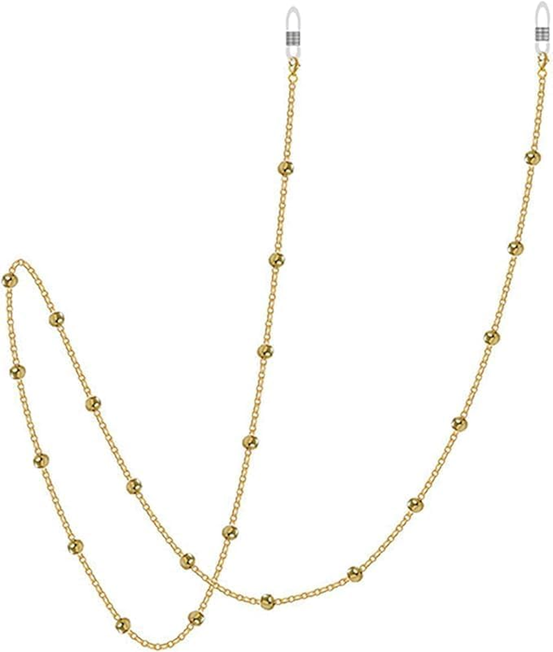 Eyeglass Chains for Women, Premium Beaded Eyeglass Necklace Chain Cord, Eye Glasses String Holder Set of 2 image number 3