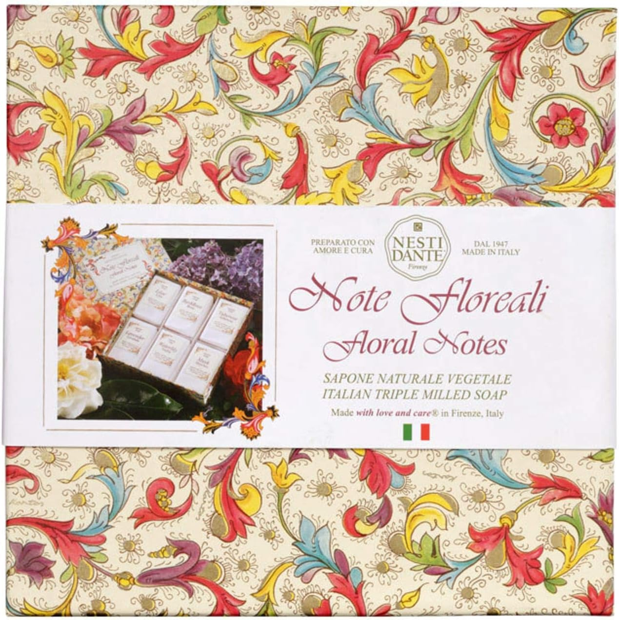 Floral Notes Soap Set: (Lilac + Bushrose + Tuberose + Lavender+ Waterlily + Musk) image number 2