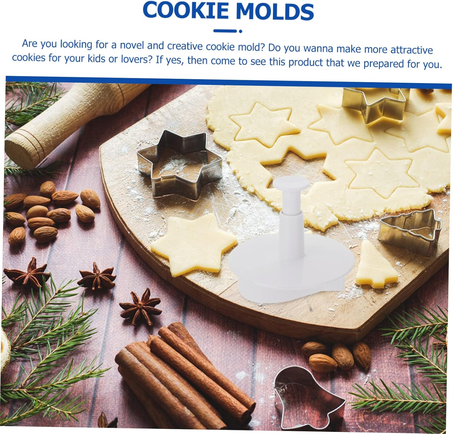 8Pcs Hot Air Balloon Shape Baking Molds Reusable Cookie Cutters for Cake and Fondant Decorating Safe Household Baking Supplies for Adults and Boys and Girls image number 6