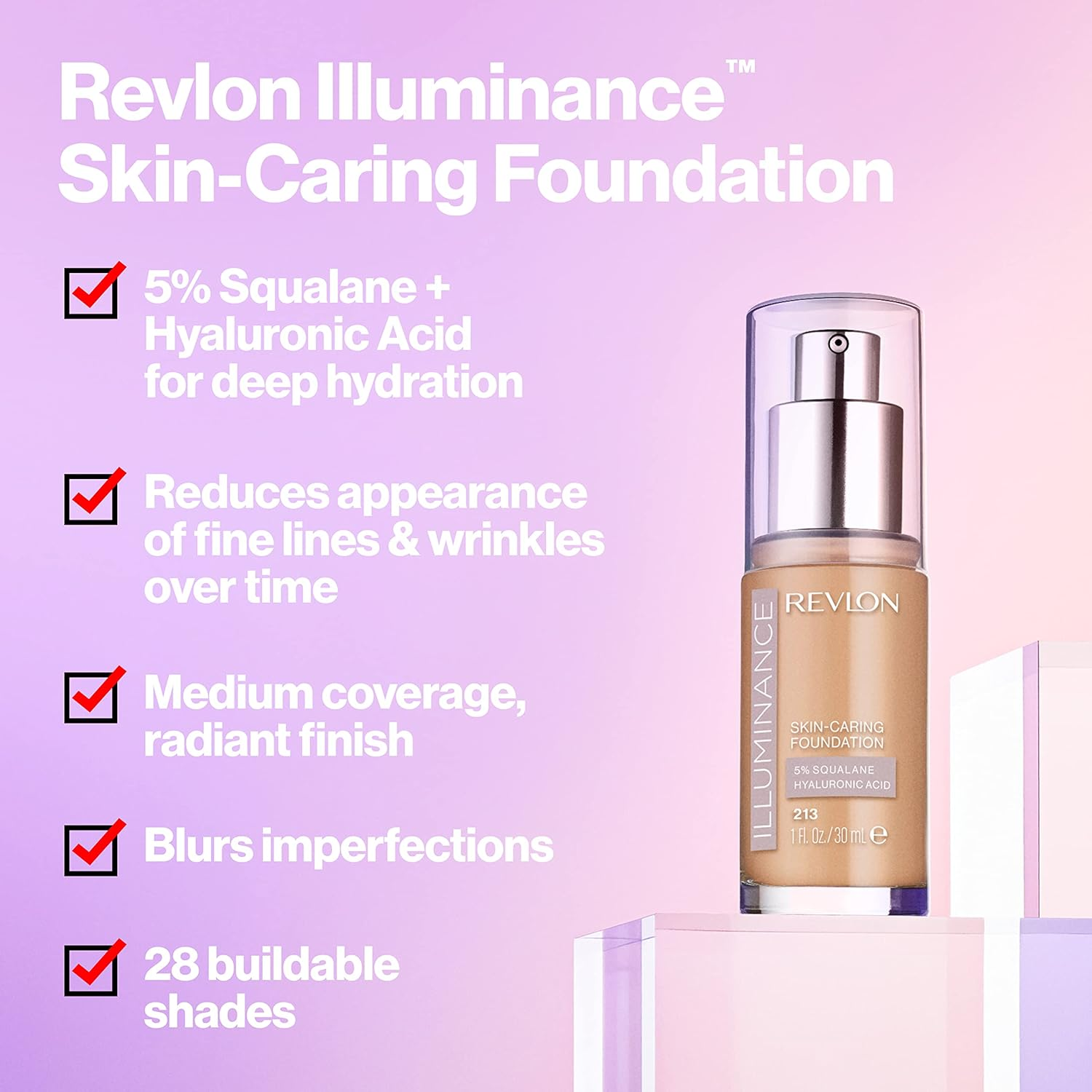 REVLON ILLUMINANCE&trade; SKIN-CARING FOUNDATION Light Ivory (109) image number 6