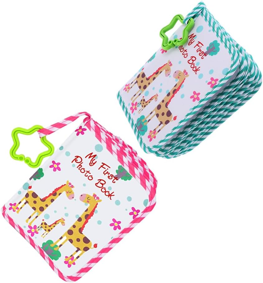 2Pcs Baby'S First Photo Album: Soft Fabric Photo Book Holds 17 4X6 Pictures for Infants - Baby for Newborn Toddler image number 4