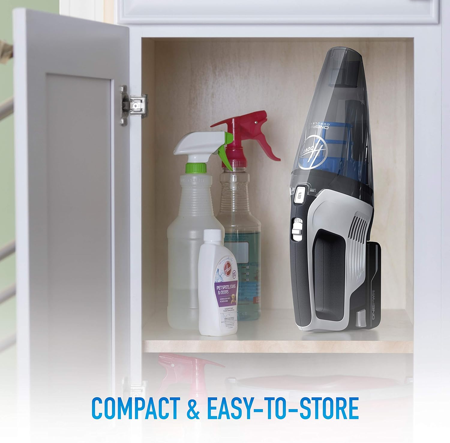 Hoover ONEPWR Cordless Handheld Portable Vacuum Cleaner, Strong Suction, Dual Filtration, Lightweight, 400 Ml Bowl Capacity for Quick and Easy Cleaning (Tool Only) image number 3