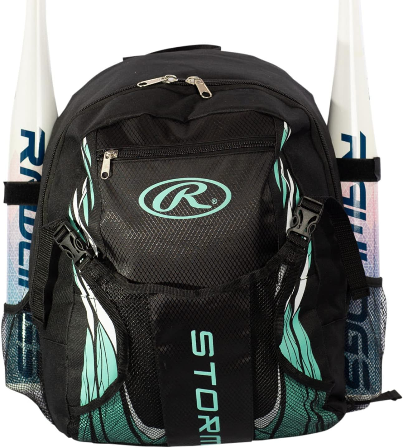 Rawlings Storm Girls Youth Softball Bat Bag- Backpack for T-Ball & Softball Equipment & Gear for Youth and Adults