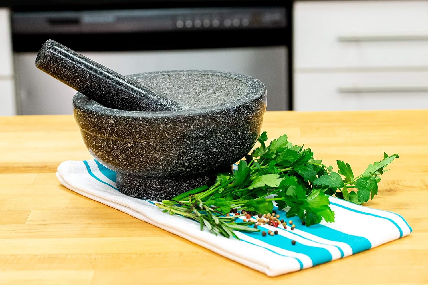 Cilio Mortar & Pestles Giant Green Granite Pestle, Silver, 4017166420142 image number 2