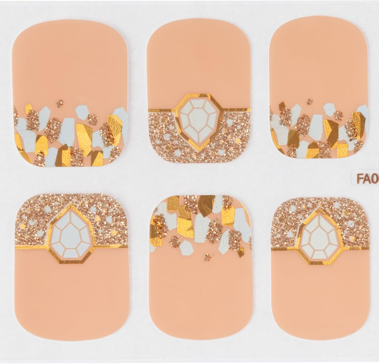 ZINIPIN FA00197 Pearl Milk Tea Foot Nail Seal image number 4