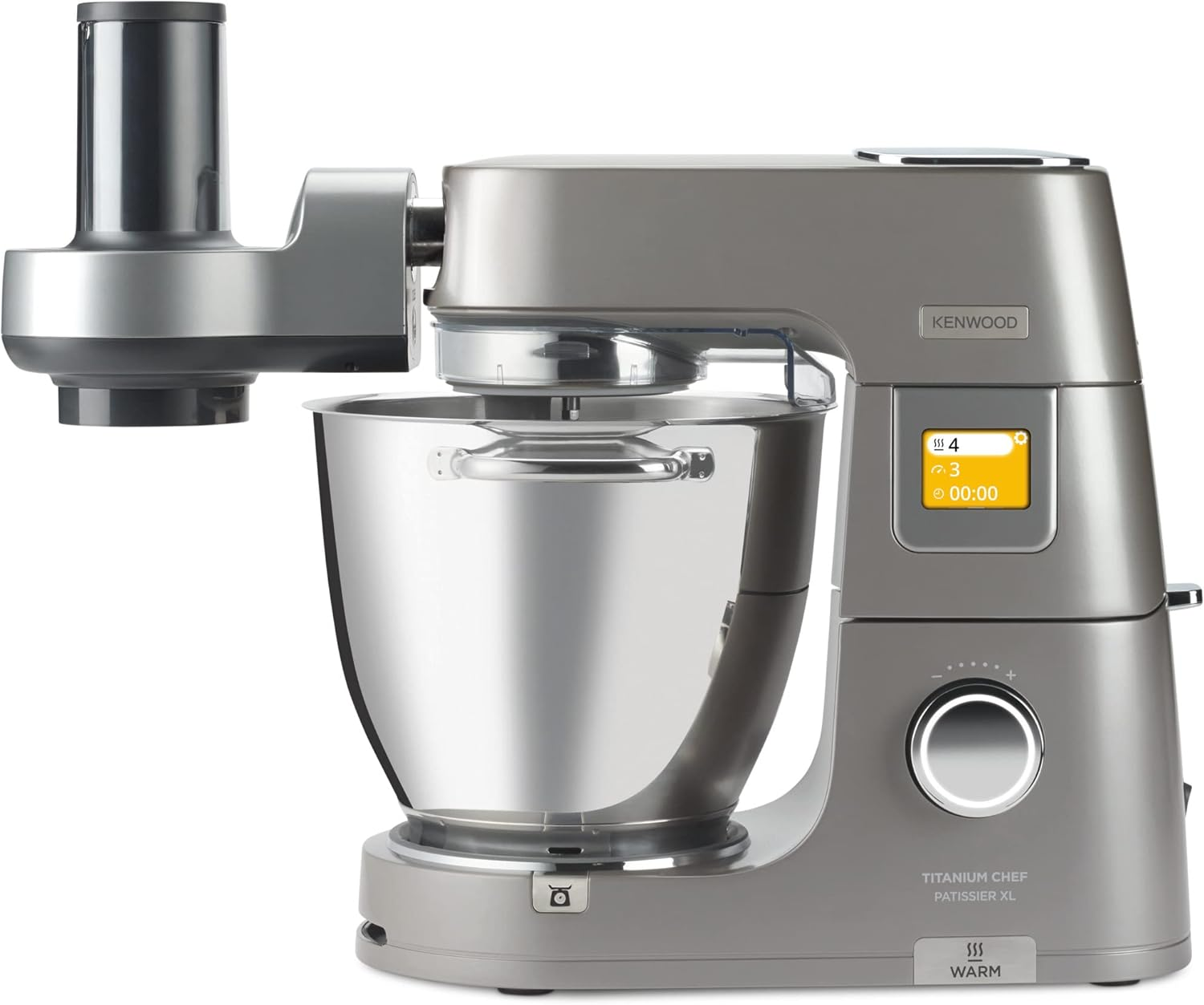 Kenwood Spiralizer Attachment KAX700PL, Turns Fruit and Vegetables into Noodles or Ribbons, Silver