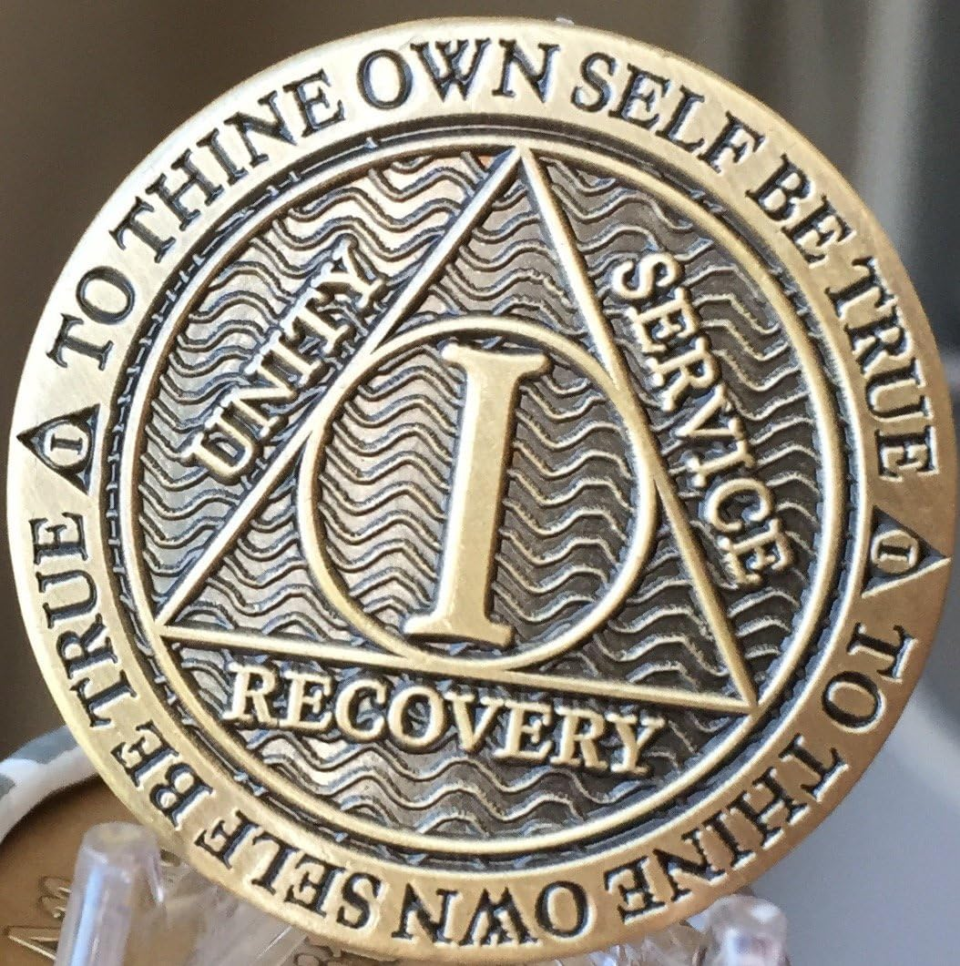 1 Year AA Medallion Reflex Antique Chocolate Bronze Chip image number 5