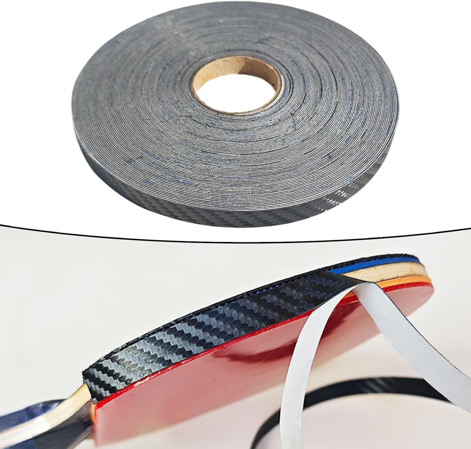 Perfeclan Table Tennis Racket Edge Tape Edge Protection Strip Men Women Side Tape Protector Protect the Edges of Your Rubber and Blade image number 1