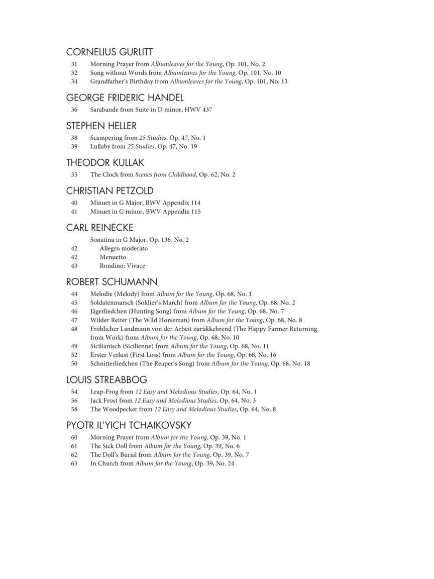 Selected Piano Masterpieces - Early Intermediate Level: Schirmer'S Library of Musical Classics Volume 2128 image number 1