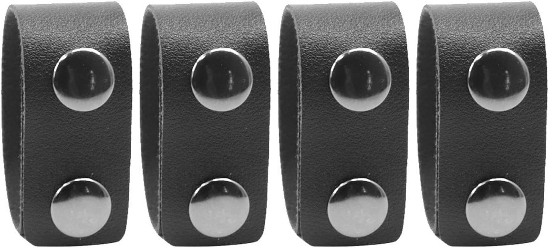 Shurzzesj Belt Keepers with Double Snaps,Wide Duty Belt Retainer | Multi-Purpose Outdoor Belt Buckle for Security, Law Enforcement Personnel, Outdoor Enthusiasts image number 4