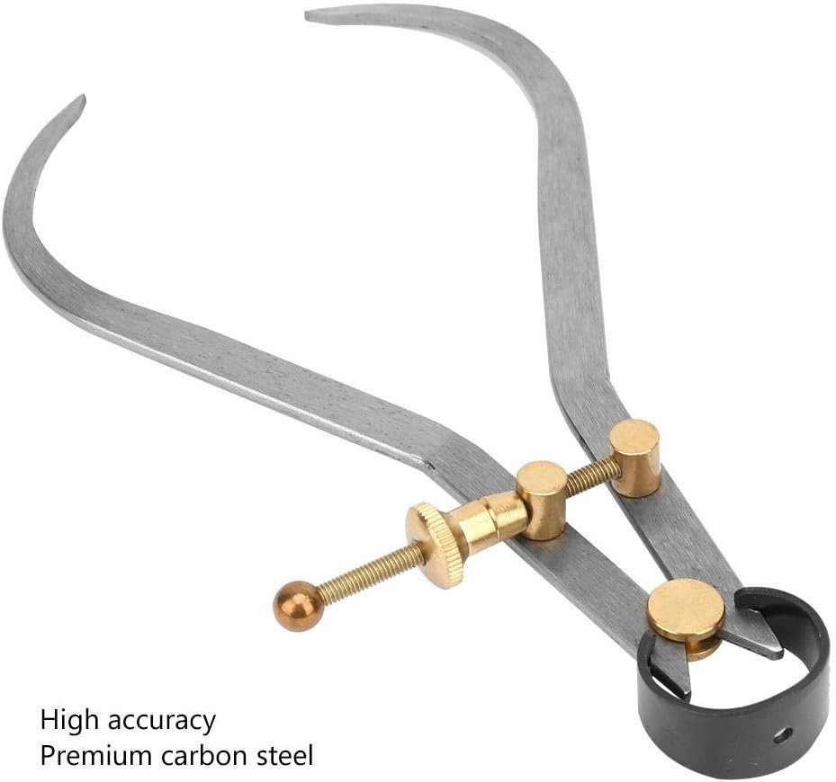 Carbon Steel High Accuracy Practical Leg Spring Calipers, outside Spring Calipers, Spring Divider Calipers, for Making Leather Mechanical Process(150Mm) image number 1