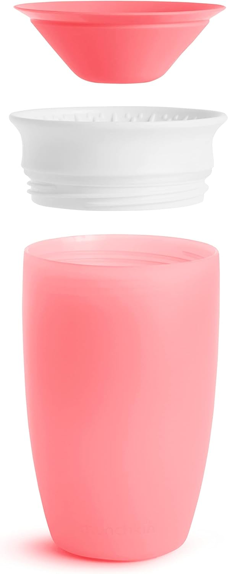 Munchkin Miracle 360 Sippy Cup, Pink/Purple, 10 Ounce, 2 Count