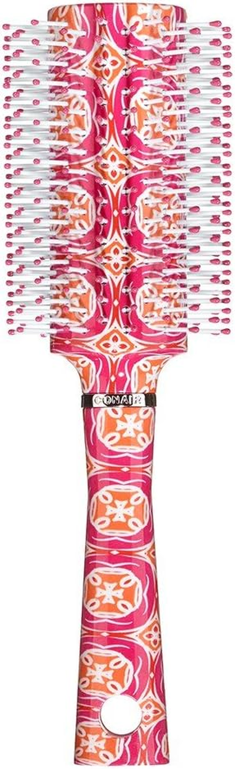 Conair Impressions Hair Brush, Nylon Bristle, Round, Large, Colors May Vary image number 5