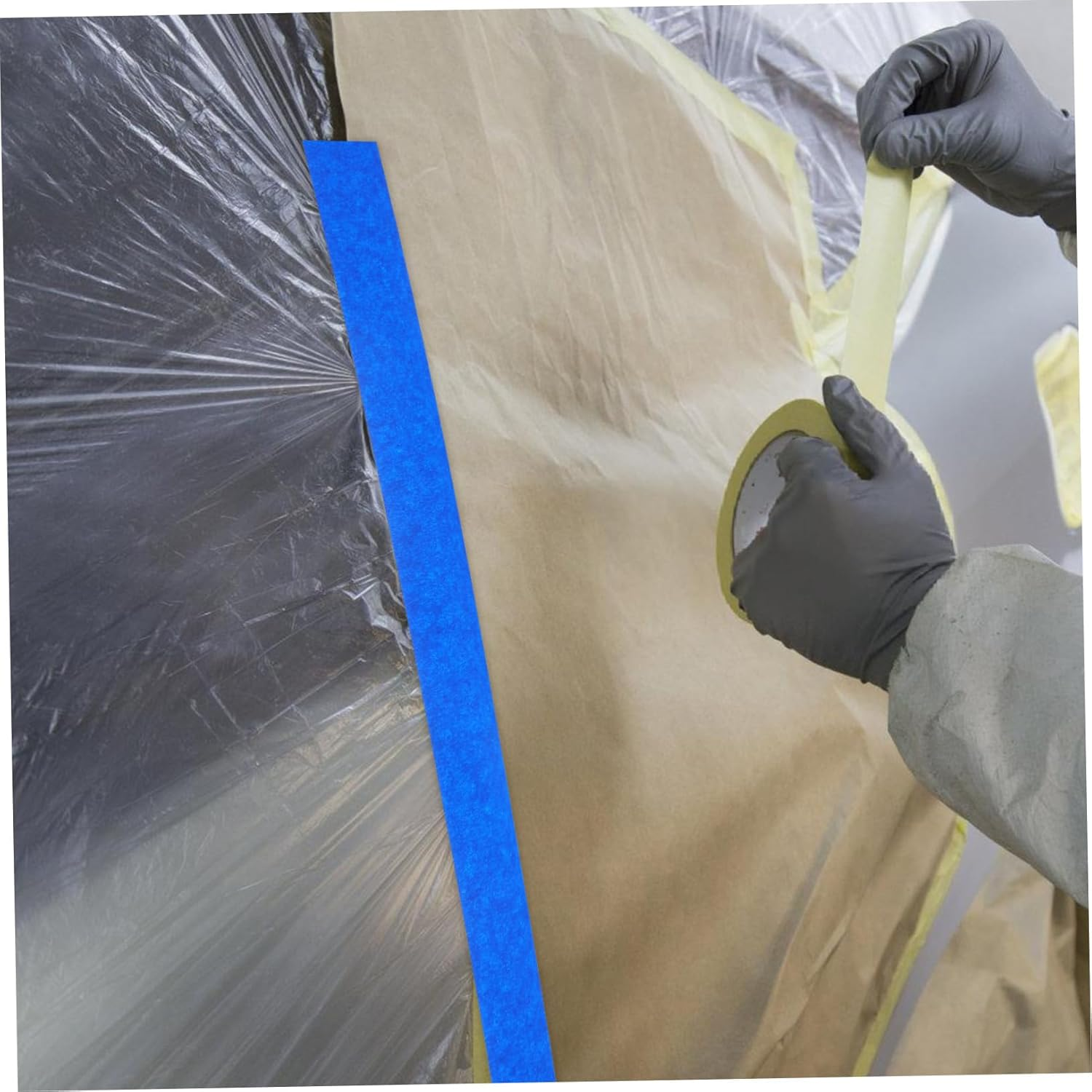 6Rolls Wide Masking Tape Strong Adhesive Painters Tape for Multi Purpose Painting and Crafts Yards image number 1