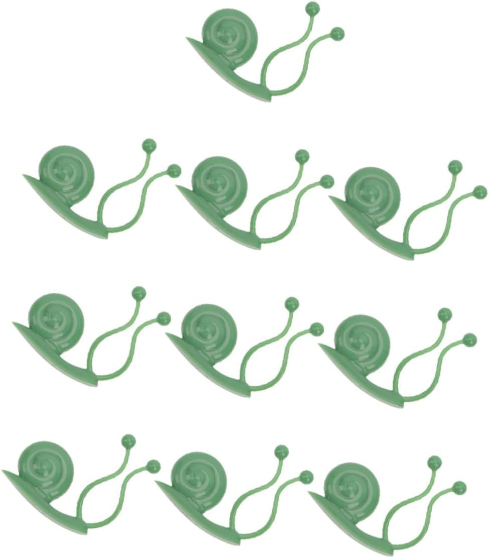 Yardenfun 10Pcs Plant Climbing Wall Fixing Clips Self-Adhesive Vines Holders Indoor Garden Plant Fixture Accessories for Wall-Mounted Vine Support