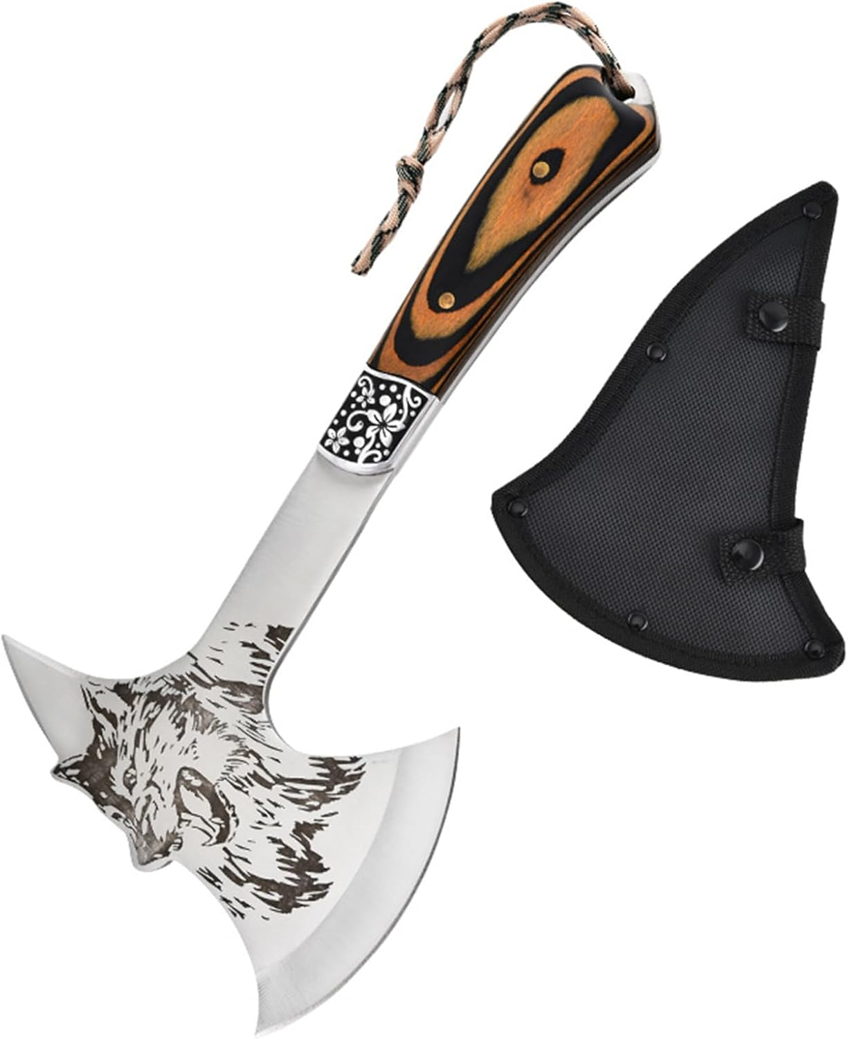 Vbvbip Multi-Functional Outdoor Axe - Garden Hatchet for Camping, Survival, and Tree Cutting - Portable Durable Design for Outdoor Enthusiasts image number 1