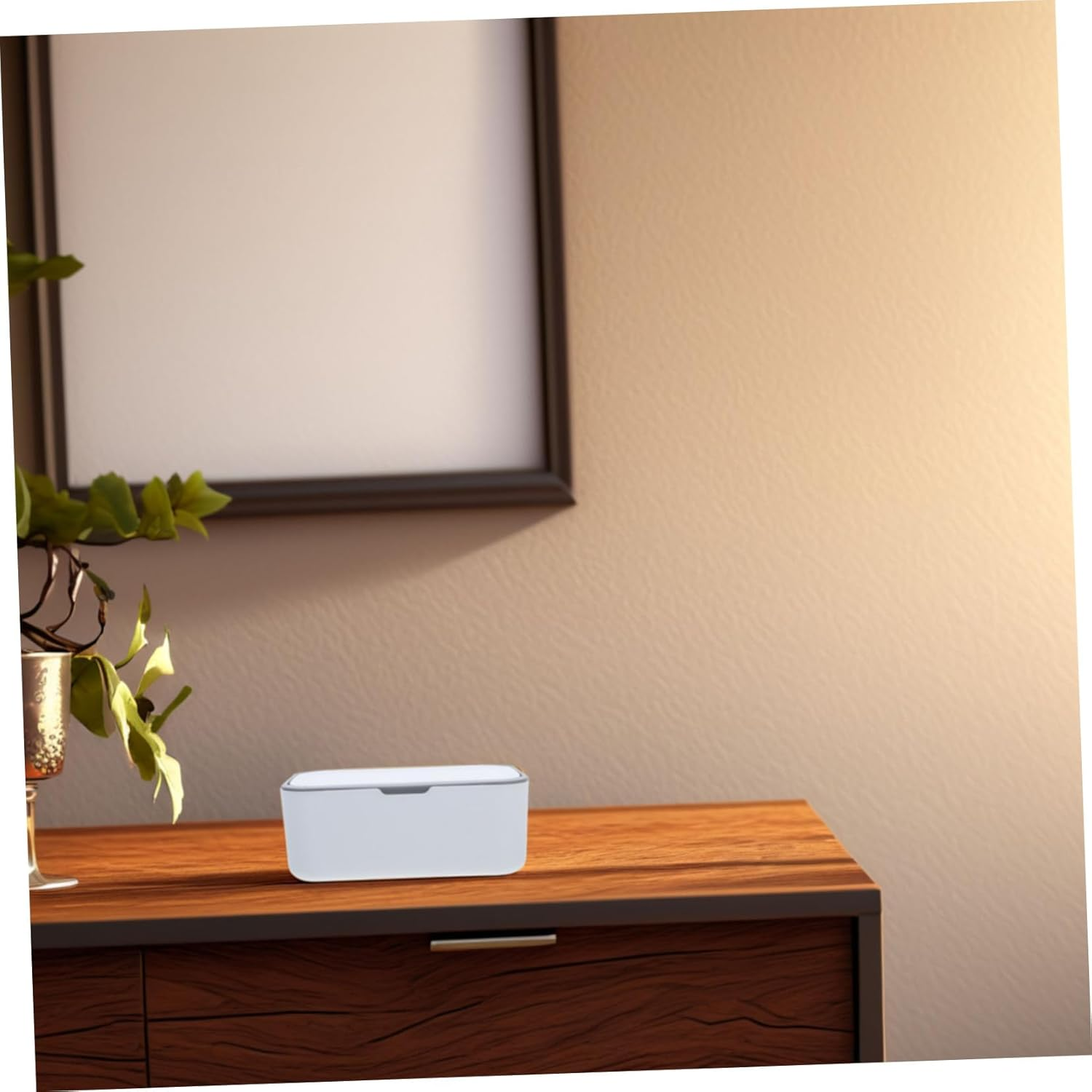 Angoily Facial Tissue Dispenser Box Wipe Box Dispenser Lid Protective Storage for Farmhouse Style image number 5