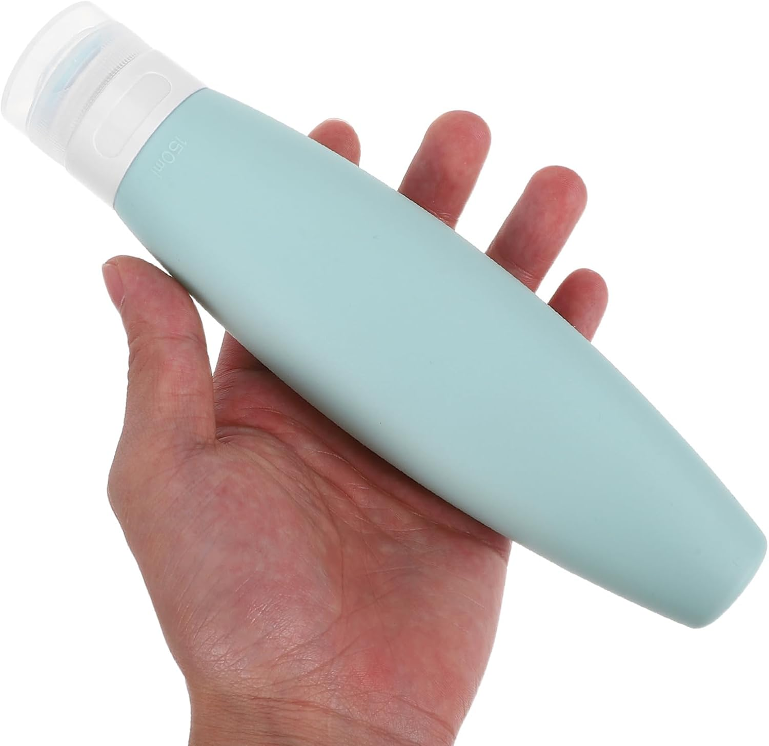 FELTECHELECTR 3Pcs Silicone Travel Bottles: 150Ml Leak Proof Liquid Squeezable Refillable Portable Travel Accessories Cosmetic Containers for Toiletries Shampoo image number 3