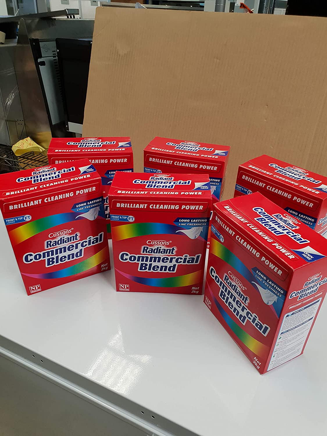 Radiant Radiant Commercial Blend Laundry Powder, White, 12, 6 Kg, Pack of 6 image number 3