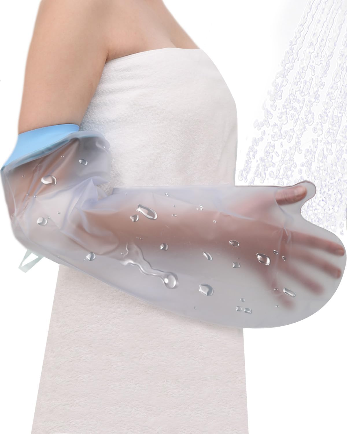 Waterproof Arm Cast Cover, Cast Cover, Bathing Guards, Arm Sling, Waterproof Hand Protector for Showering, Waterproof Arm Cover for Shower, Arm Shower Protector (General)