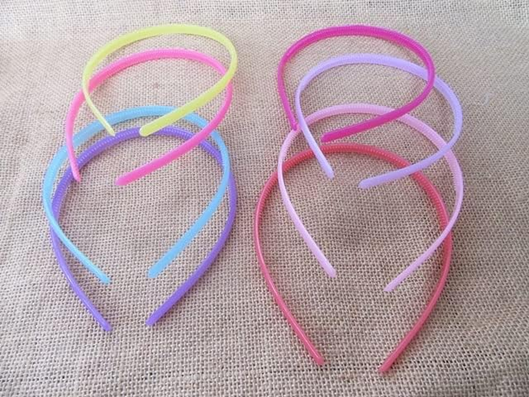 20Pcs New Thin Headbands Hair Band Hair Loop Candy Color image number 4