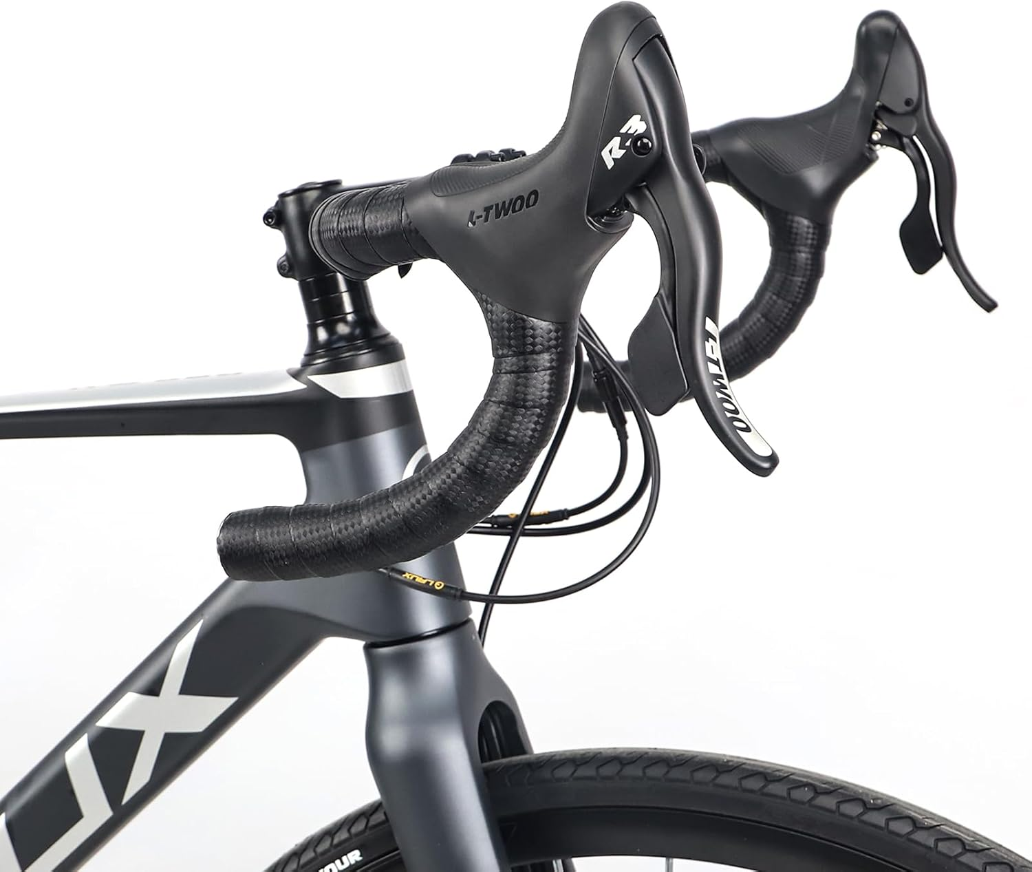 WEEROCK L-TWOO Road Bike Shift Lever 2 X 8 Speeds Road Bicycle Shifters with Brake Levers Compatible with Shimano image number 3