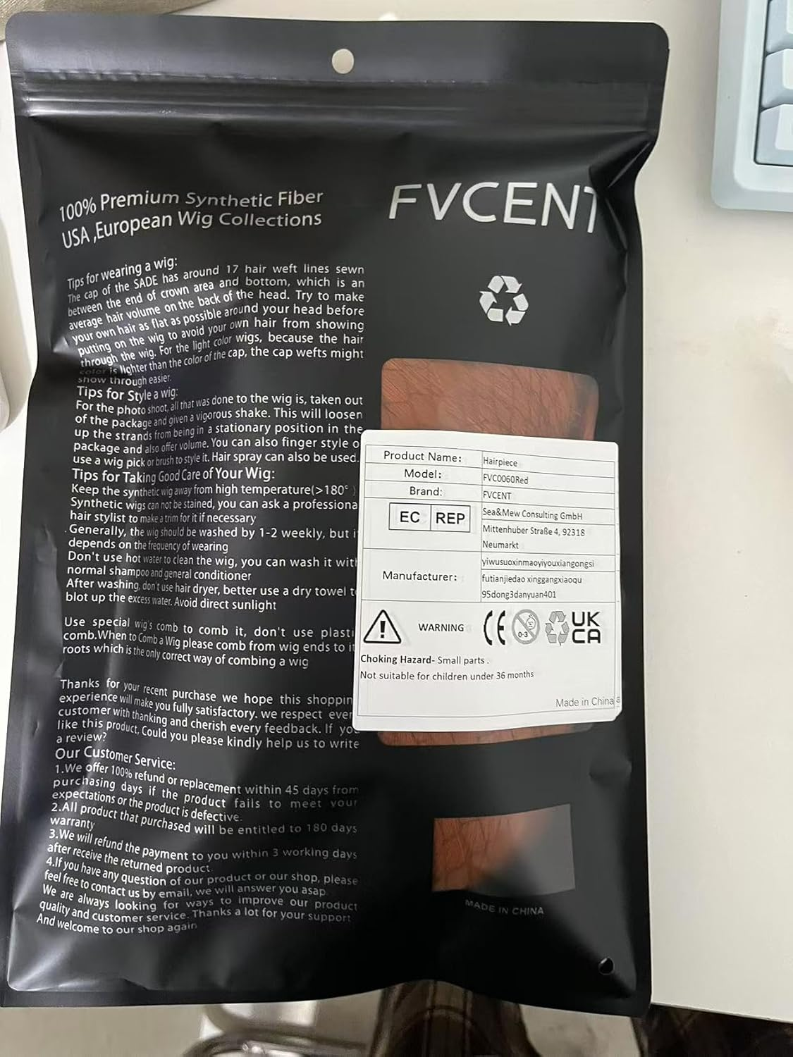 FVCENT 50S Women Wig | Wilma Flintstone Halloween Costume for Women,The Flintstones,60S Short Red Vintage Updo Halloween Costume Bun Party Wig (Red) image number 1