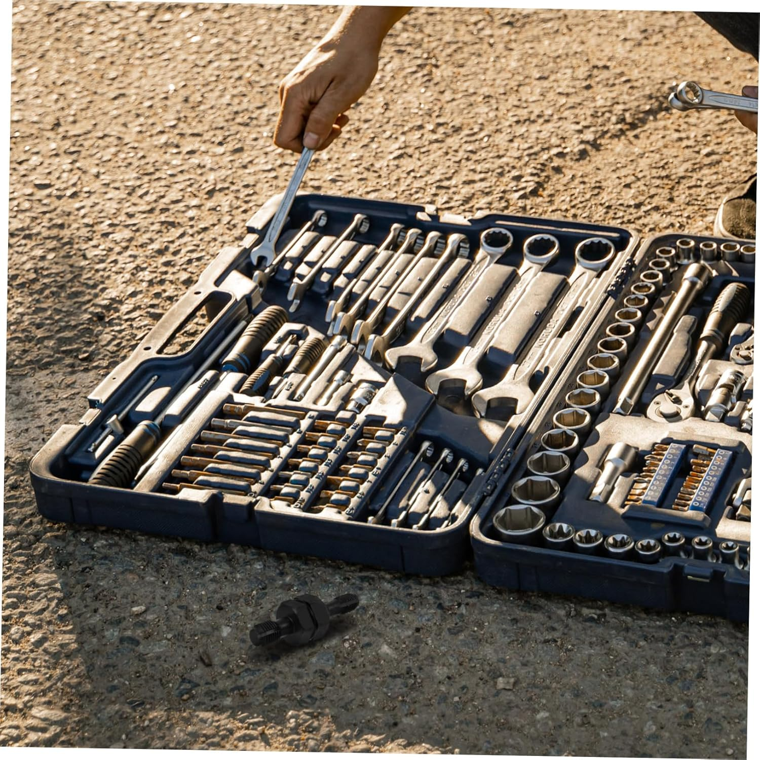 TINEASUR Spark Thread Tap Repair Tool for Automotive Double Ended Spark Thread Insert Tap image number 4