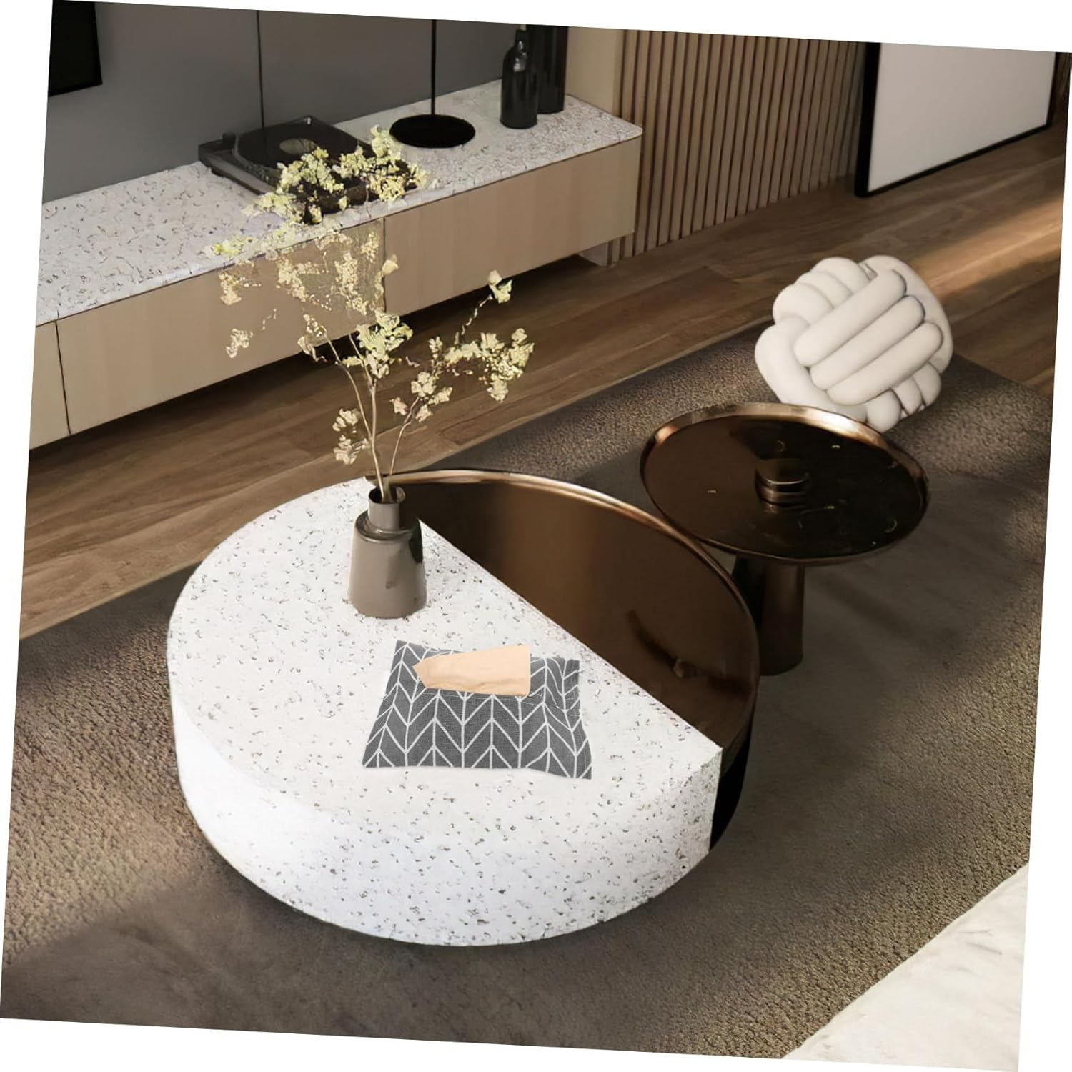 SHOWERORO 4Pcs Cotton Linen Tissue Storage Bag Linen Storage Bag Napkin Container Random Style image number 2