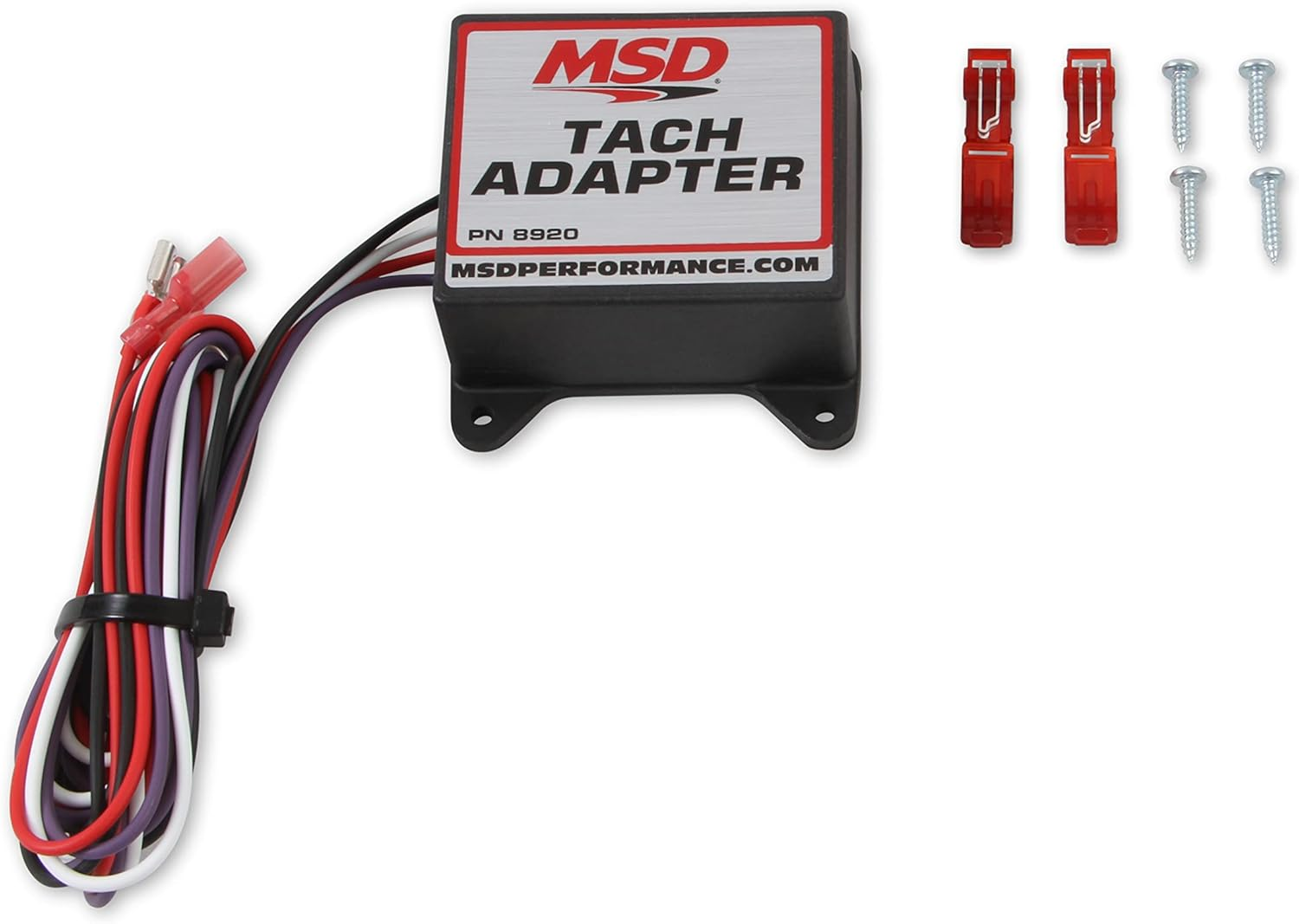 MSD 8920 Magnetic Pickup Tachometer Adapter, Black image number 1