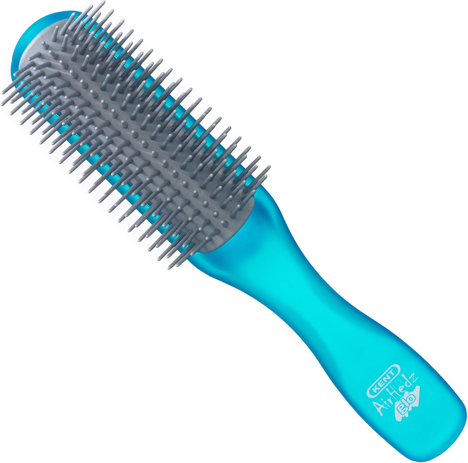 Kent Airhedz Glo Narrow Detangling Brush, Blue