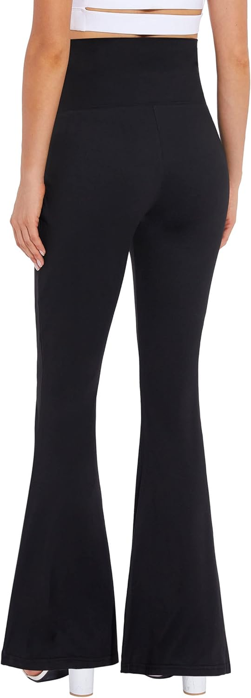 Maternity Pants Bell Bottom Pants Palazzo Pants for Women Maternity Yoga Pants Maternity Work Pants Maternity Flare Pants Flare Pants for Women Black M, Black, Medium image number 5