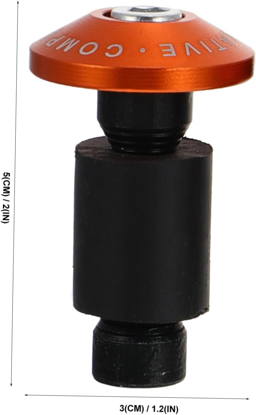 LABRIMP Handlebar Grip Plug Motorcycle Aluminum Handlebar Grip round Plug for Motorcycle Off-Road Motorbike Accessory Modification image number 5