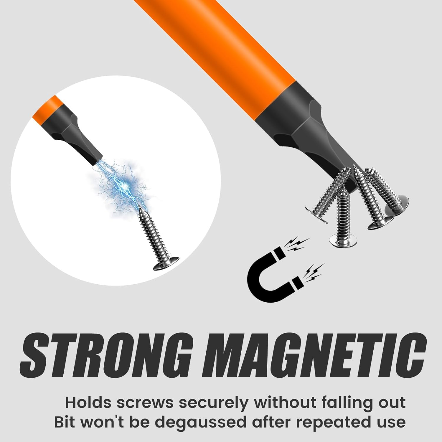 Saipe 10 Pieces Triangle Screwdriver Set, 2 Inch /50 Mm Long Magnetic Triangle Screwdriver Bits Set, 1/4 Inch Hex Shank Triangle Bit Set, S2 Steel Triangle Head Drill Bit for Impact Driver, TA12-TA30 image number 3