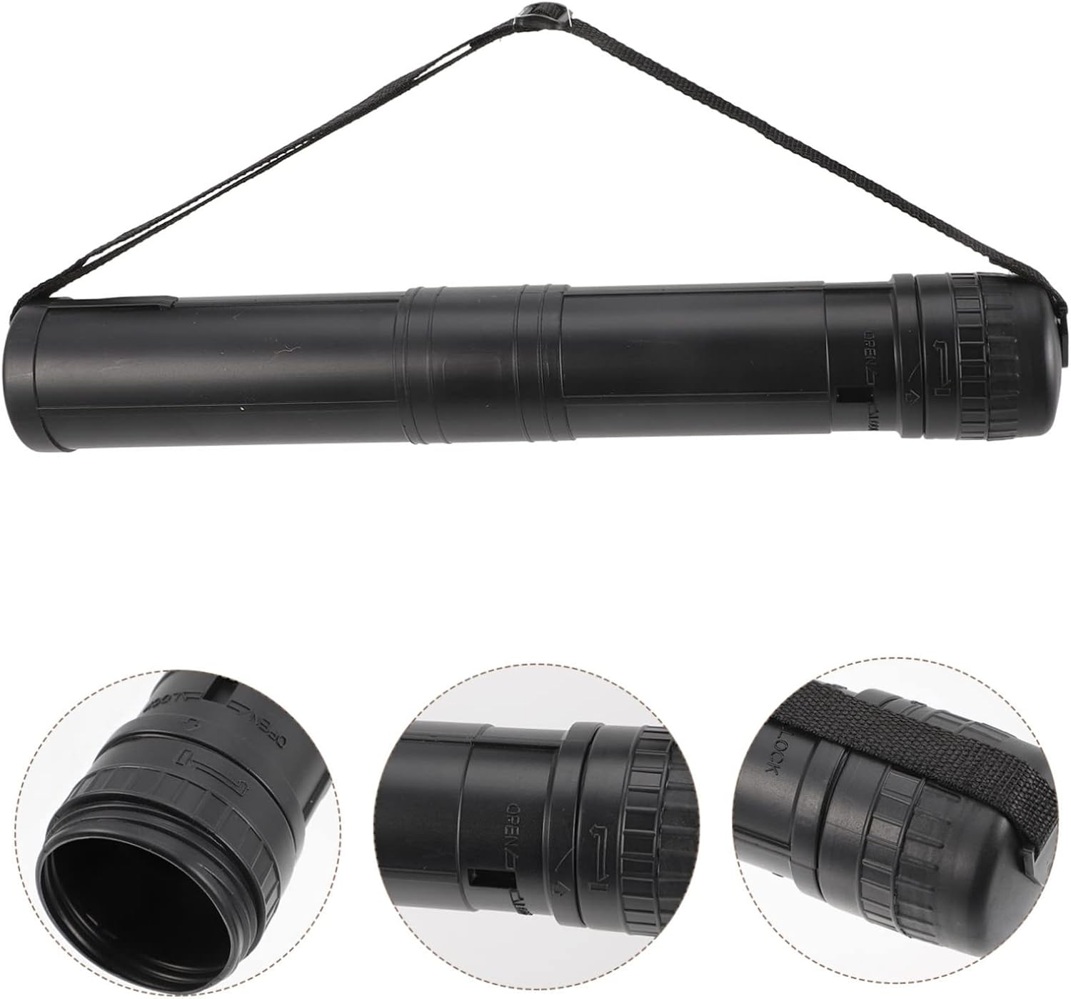 2Pcs Telescopic Drawing Tube Artwork Storage Tube for Documents Blueprints Posters Durable Portable Design for Artists Architects Students image number 2