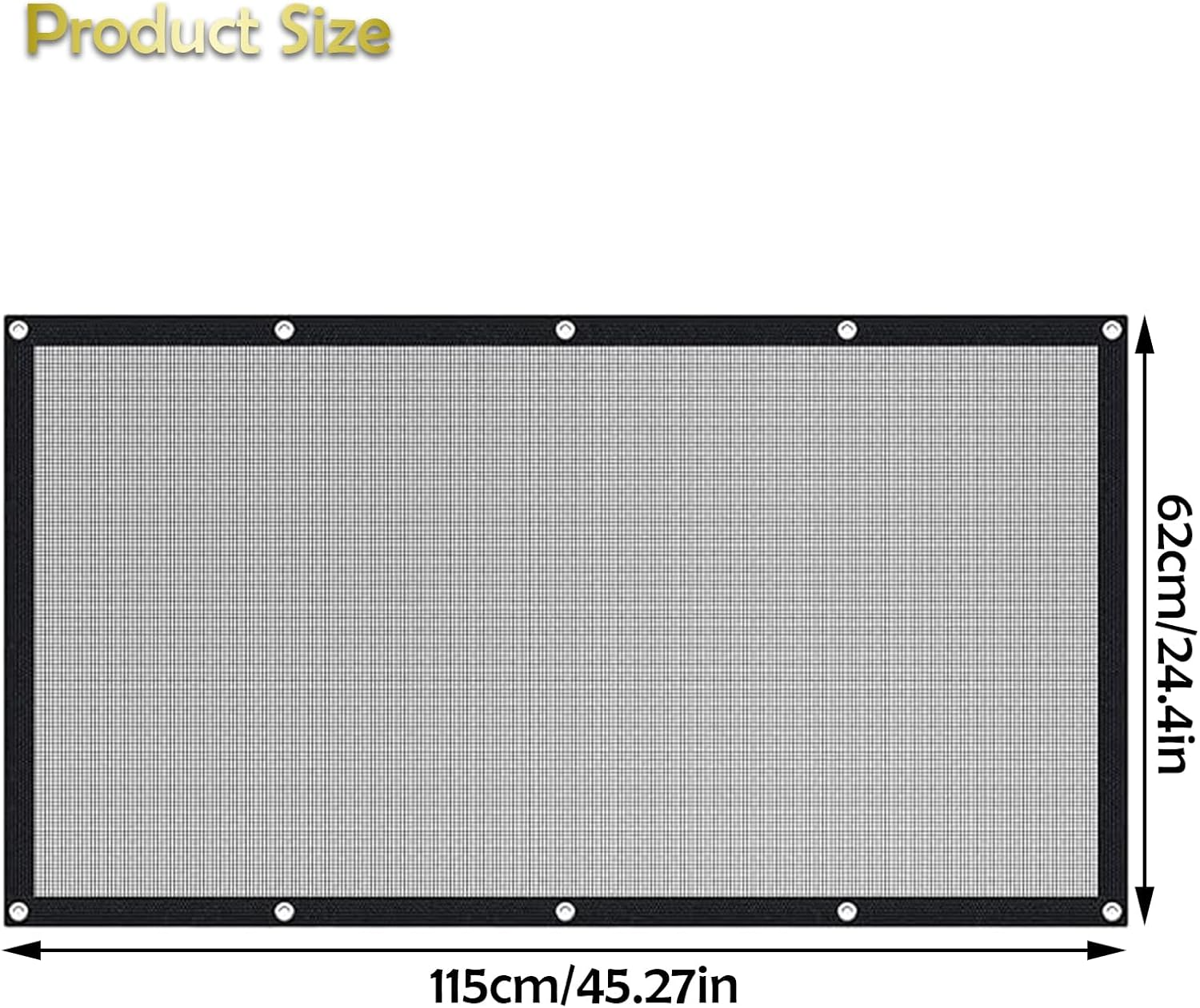 Dog Car Barrier Guard Netting Mesh, 115 X 62 Cm Car Pet Barrier Safety Net for Dog with Adjusting Rope and Hook, Mesh Dog Guard for Car Boot, Dog Car Divider Net for Suvs, Van, Truck, Vehicles image number 5