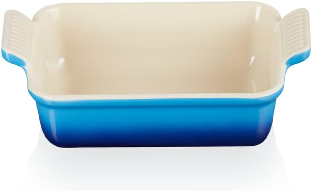 Le Creuset Heritage Rectangular Dish, Stoneware, 32 Cm, 2.31 Kg, Coastal Blue, 71102324200001