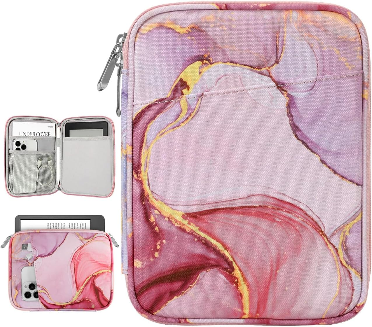 Vinabilia 6-7 Inch Protective Sleeve Carrying Case for All-New 6" Kindle 11Th Gen 2022/10Th Gen 2019/8Th Gen 2016, 6.8" Kindle Paperwhite 11Th/10Th Gen 2021/2018, Kindle Oasis E-Reader, Black