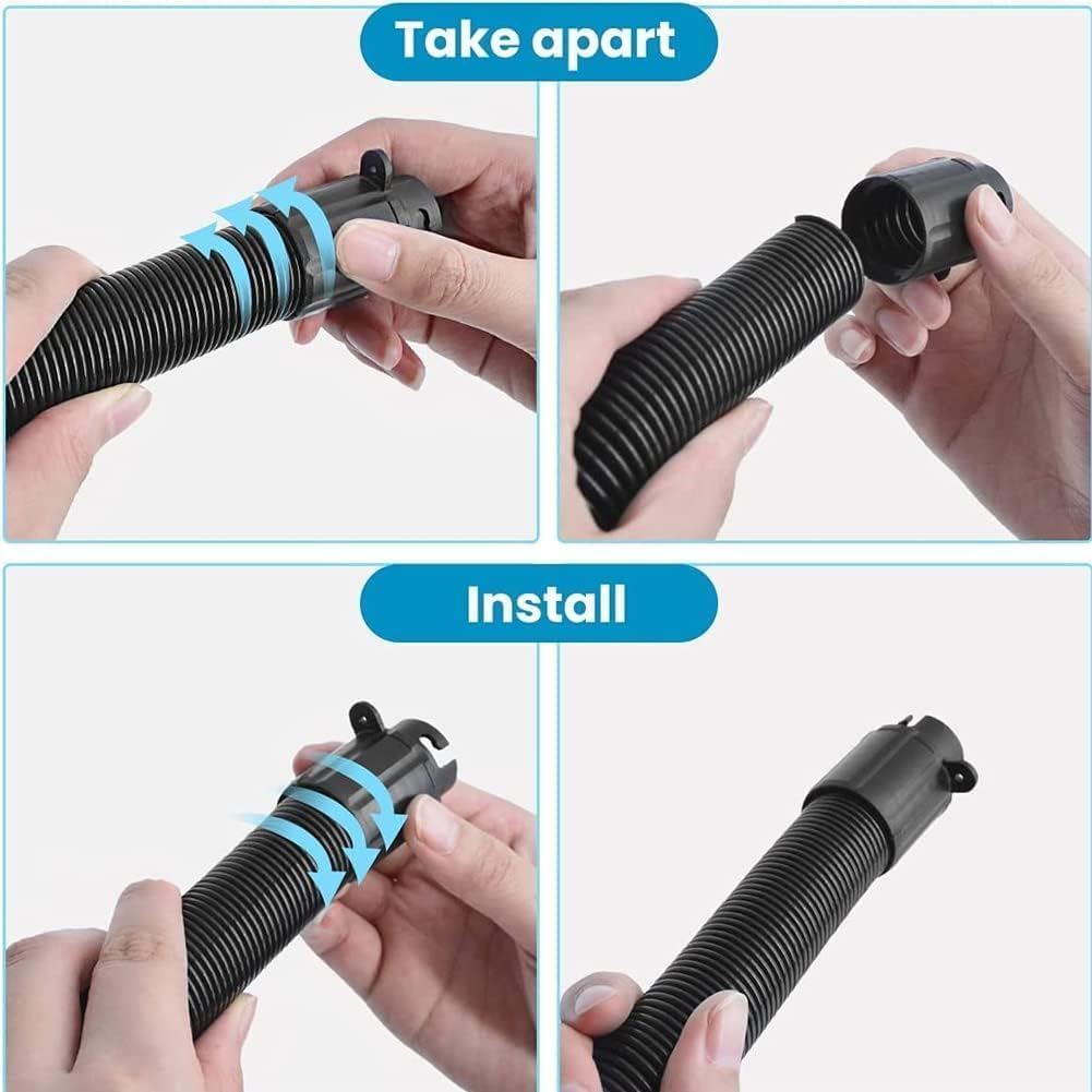 Electric Air Pump, Ikerall Portable Quick-Fill AC Air Pump with 3 Nozzles, 220V AC 600W, Perfect Inflator/Deflator Pumps for Track Mat, Inflatable Cushions, Air Mattress Beds, Boats, Swimming Ring