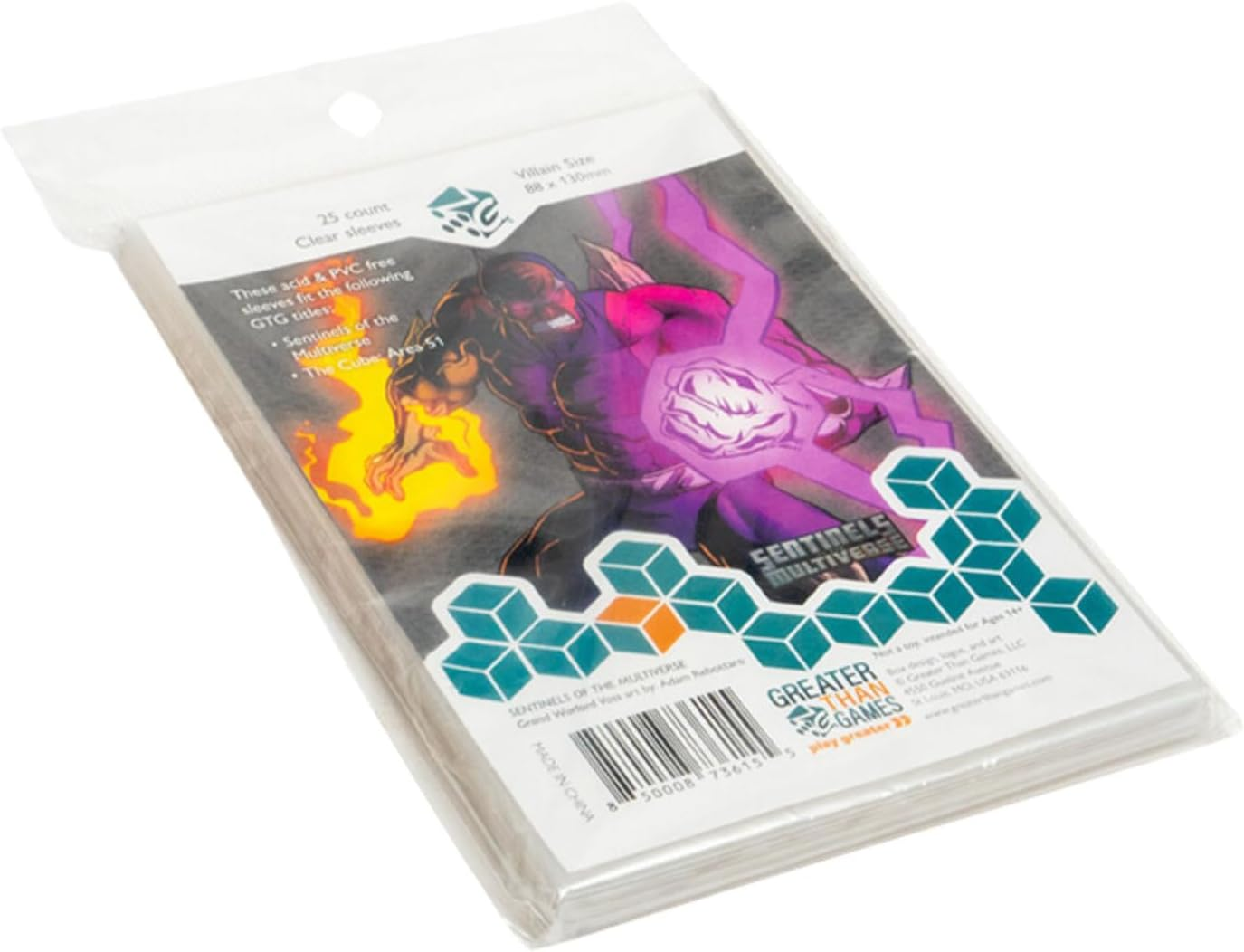 Greater than Games Card Sleeves, 88 Mm X 130 Mm Size image number 3