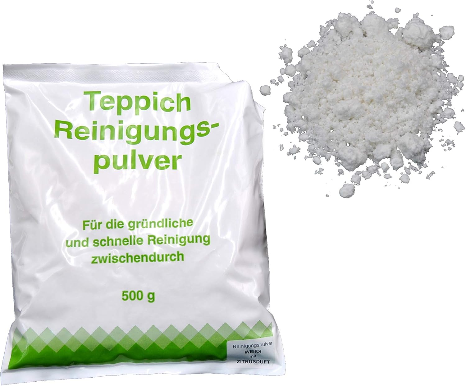 Carpet Cleaning Powder White with Citrus Fragrance 500 Grams 3 Years Durable image number 1