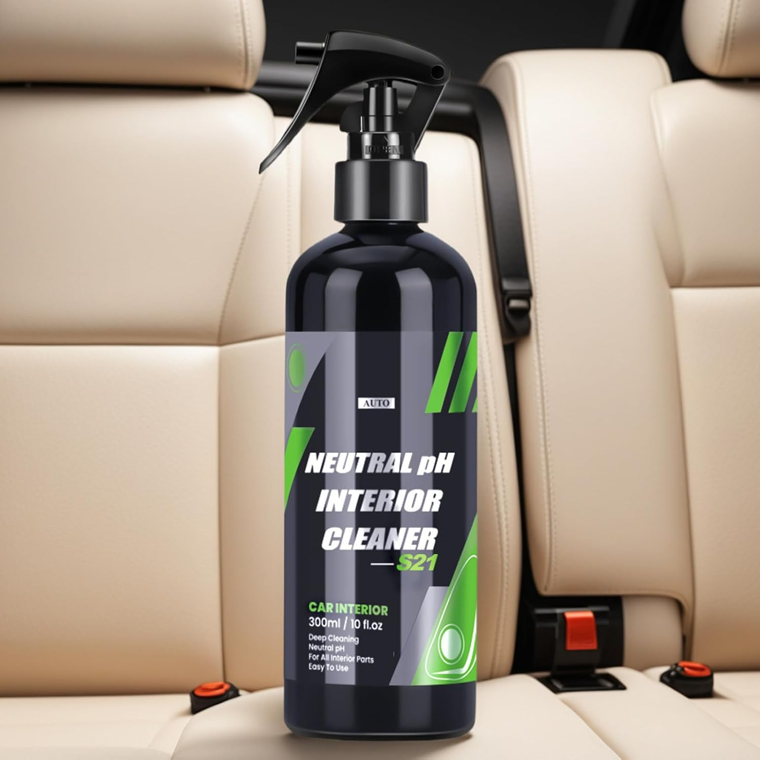 Solution Finish Black Trim Restorer, Multi Purpose 100Ml Car Mat Cleaner, Automotive Care Supplies for Interior Home Maintenance Detailing Upholstery image number 4