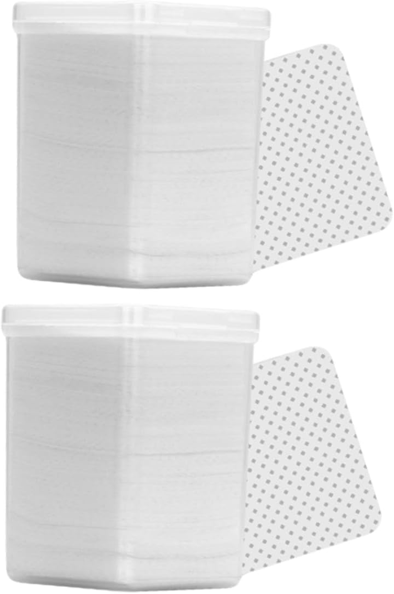 400Pcs Cleaning Pads Grafting Eyelash Cosmetic Nail Wipes Nail Polish Remove Pads for Makeup Removal and Polish Remover Usage image number 1