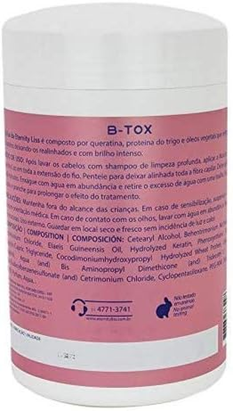 Eternity Liss Professional B-Tox Reconstructive Mask 1Kg 35.27 Fl.Oz