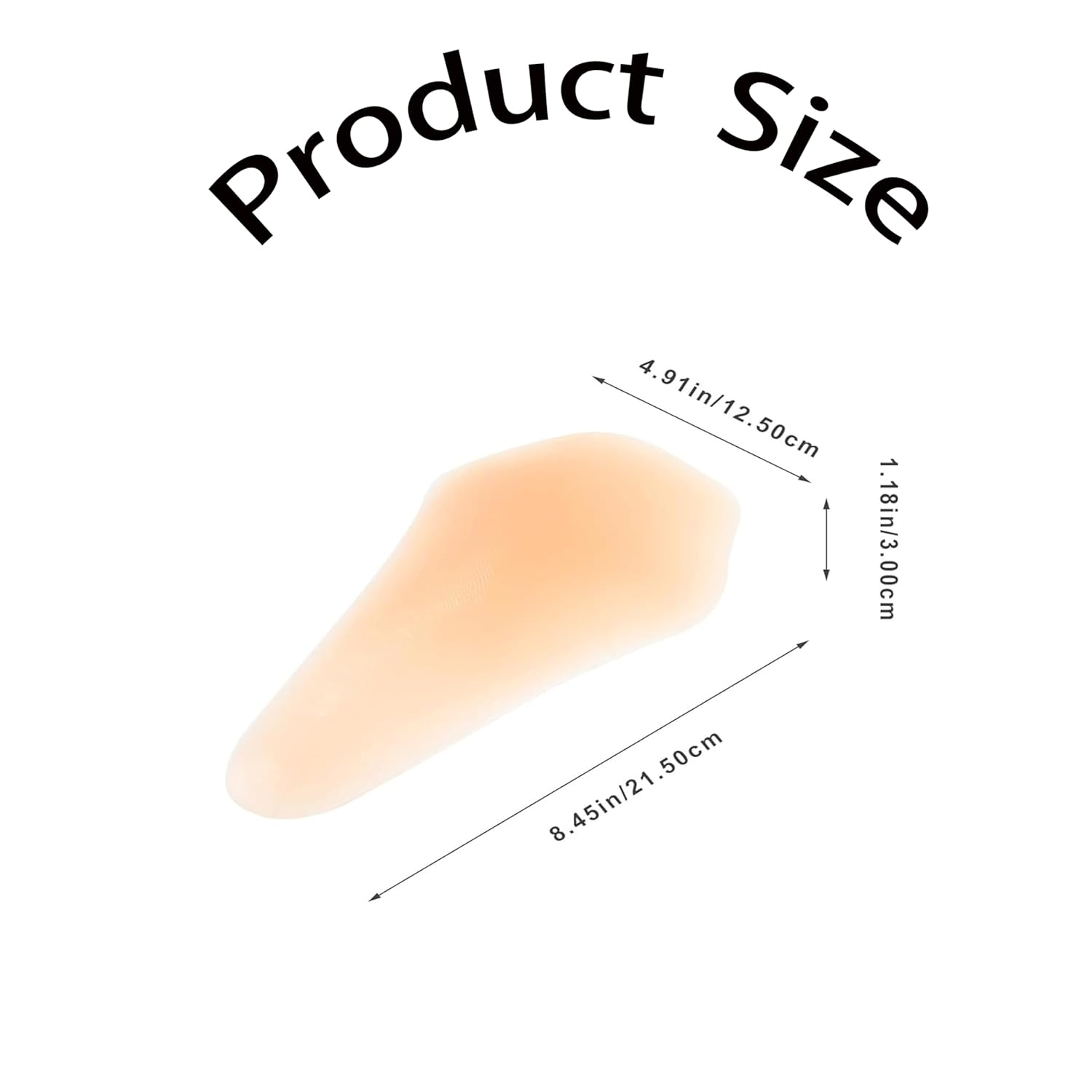 Silicone Knee Braces - Adhesive Gel Pads for Skiing, Snowboarding, Skateboarding, Rollerblading & Dance, Light Skin Tone Support （S/M） (L) image number 4