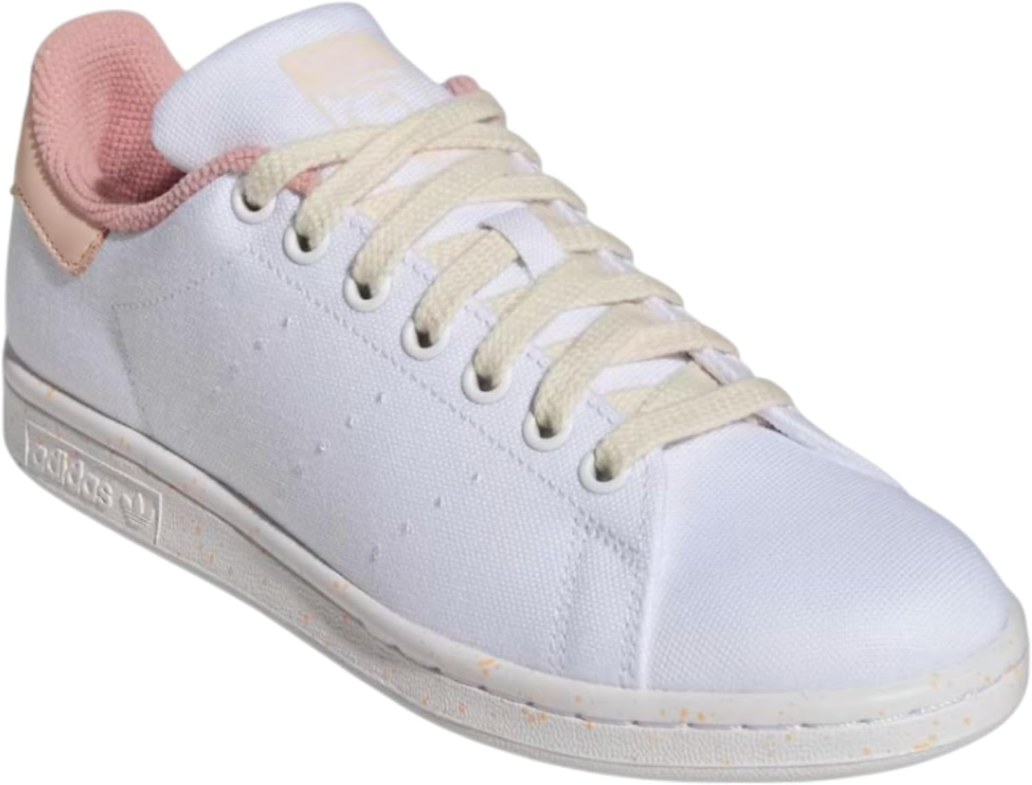 Adidas Womens Stan Smith Originals Sneakers White/Pink Tint Shoes 9.5 image number 6