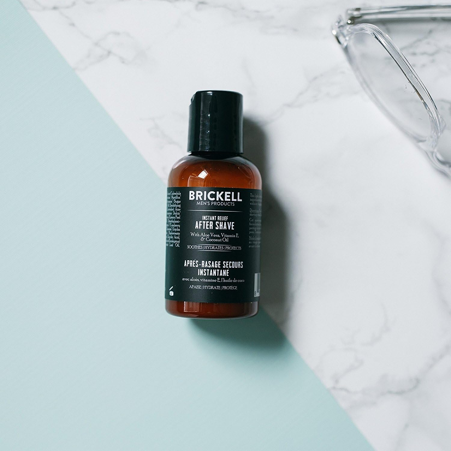 Brickell Men'S Instant Relief Aftershave for Men, Natural and Organic Soothing after Shave Balm to Prevent Razor Burn, 2 Ounce, Unscented image number 3