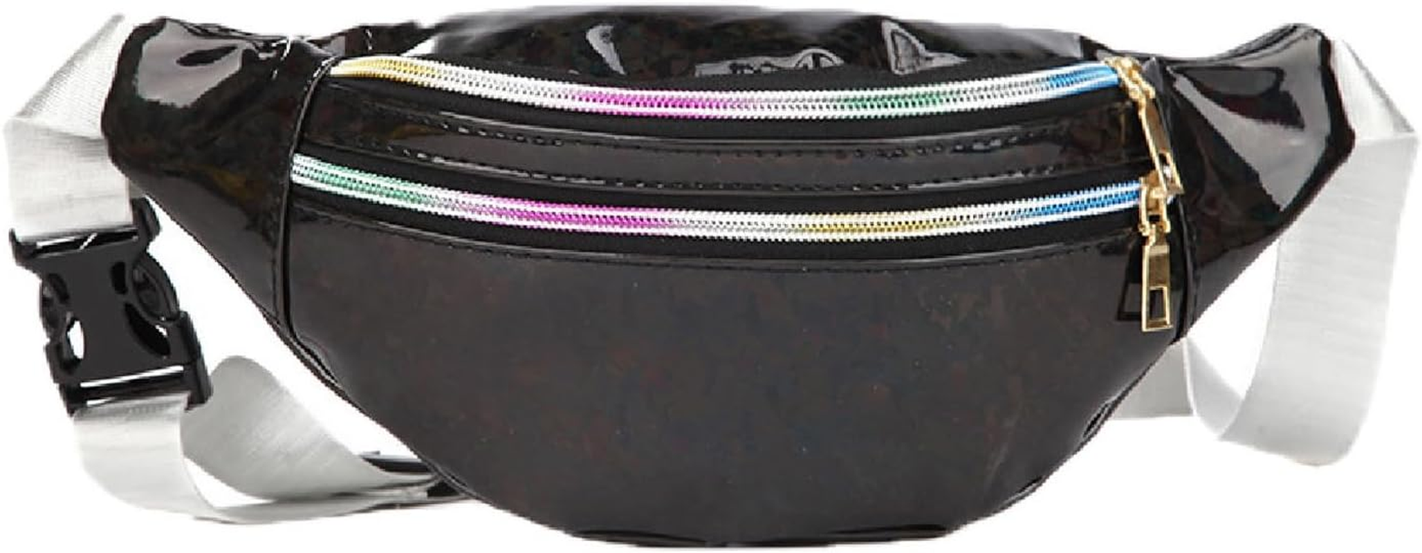 Fanny Pack Fashionable Waist Bag Waterproof Bum Bag with Adjustable Strap for Women Men Sports Running Hiking Jogging (Rose) (Pink)